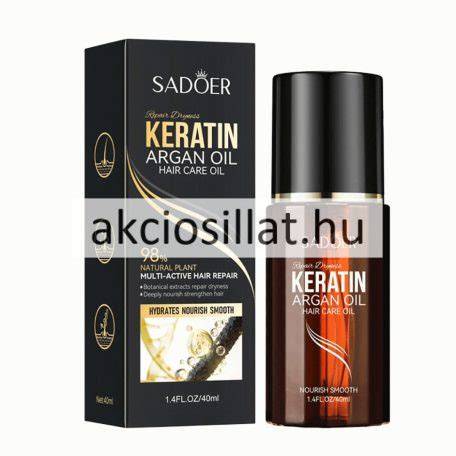 Illustration: keratin HD szérum és hajolaj hővédő funkciója