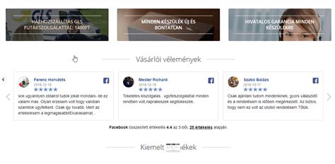 Vásárlói értékelések összegző infographic
