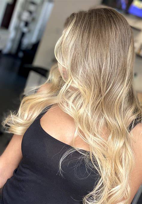 balayage és színátmenet természetes hatás