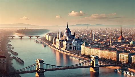 Budapest belvárosának látképe