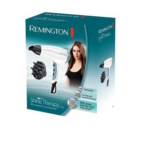 Infografika: Remington Shine Therapy D5216 - fő jellemzők és technológiák