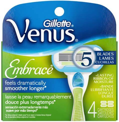 Infografika: Gillette Venus Embrace AR összetevők és használati lépések