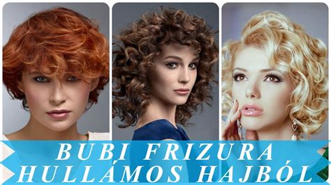 Női frizurák hullámos hajjal