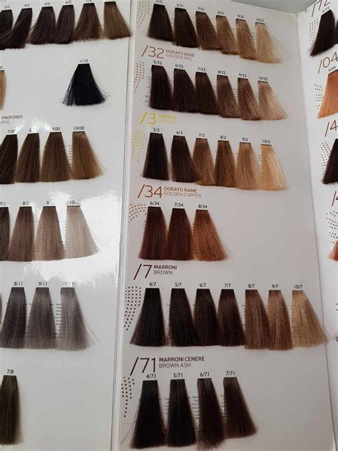 Színskála a hajszőkítéshez