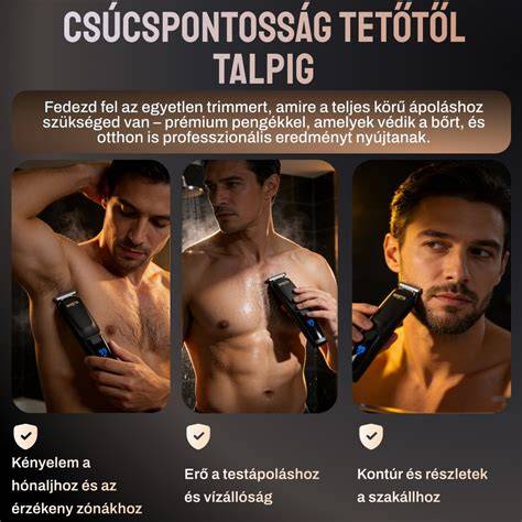 Infografika: intim borotválás lépései és biztonsági tippek