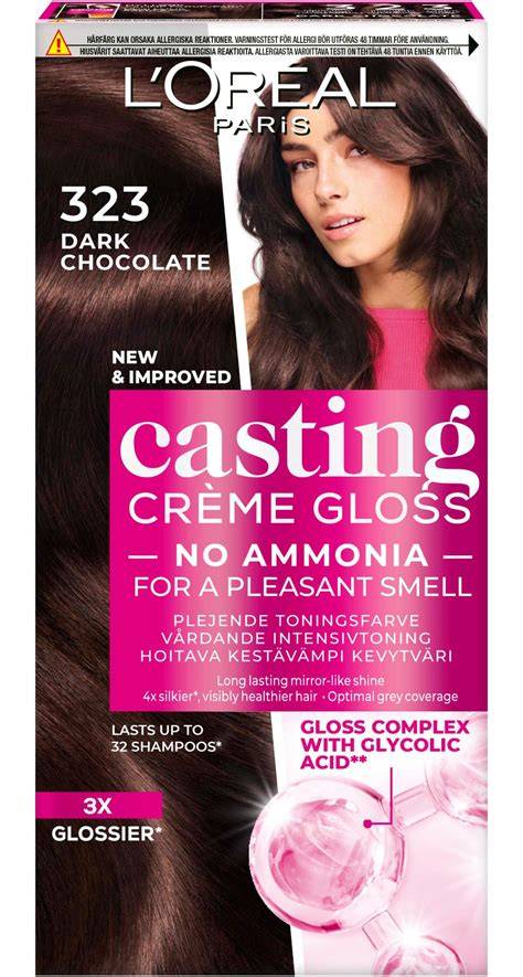 Infografika: Casting Creme Gloss 323 összetevők és használati lépések