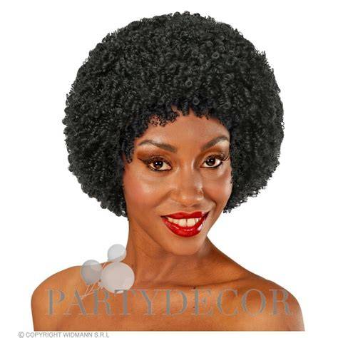 fekete afro party paróka vizuális bemutató