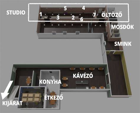 Eszthair Studio belső tér