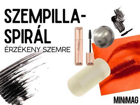 érzékeny szemre szempillaspirál illusztráció