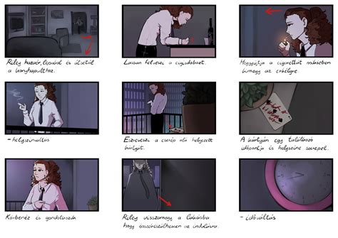 Storyboard rajzok