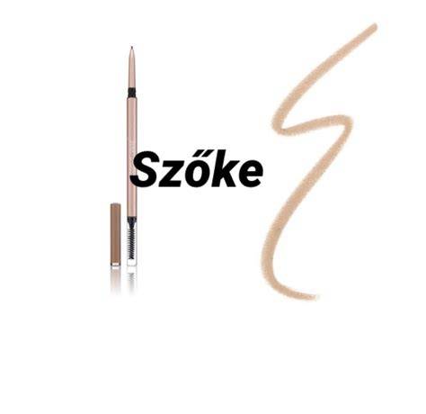 Séma: Kettős végű szemöldökceruza működése (kontúr + kitöltés)