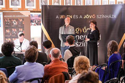 Infografika a Győri Nemzeti Színház évadának premierjeiről