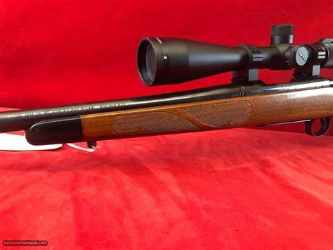 Remington M783 .300 Win. Mag vadászpuskával a terepen, főbb egységek kiemelve