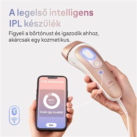 IPL készülék applikátor és bőrszín-érzékelő
