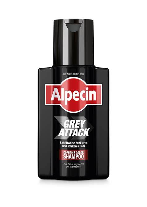 Alpecin Grey Attack sampon használat közben