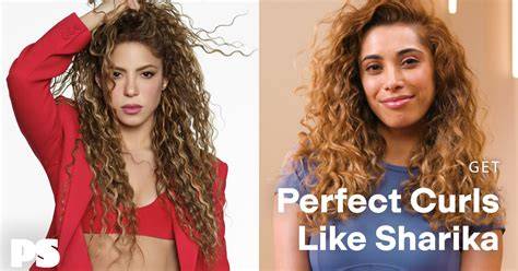 Shakira-style curls home styling