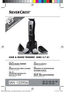 Infografika: SilverCrest SHBS 3.7 A1 felépítése és tartozékok