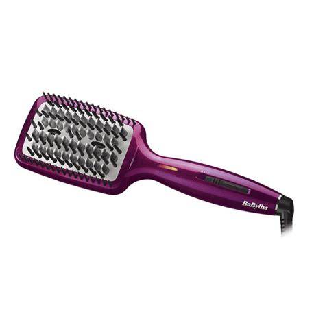 Babyliss HSB100E elektromos hajsimító kefe - termékfotó és közelkép a sörtékről