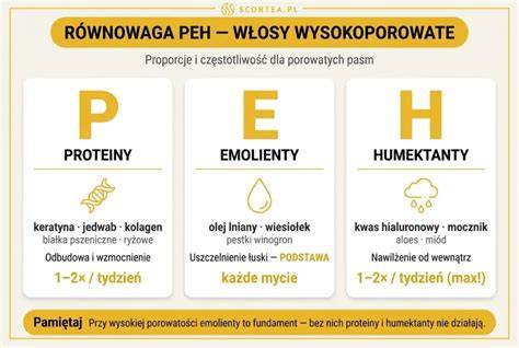Infografika: PEH egyensúly - proteinok, emolliensek, humektánsok