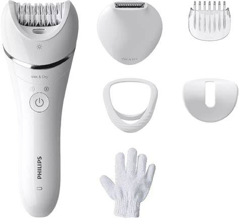 Philips Satinelle Advanced BRE715/00 - kerámia epilálófej és széles fej