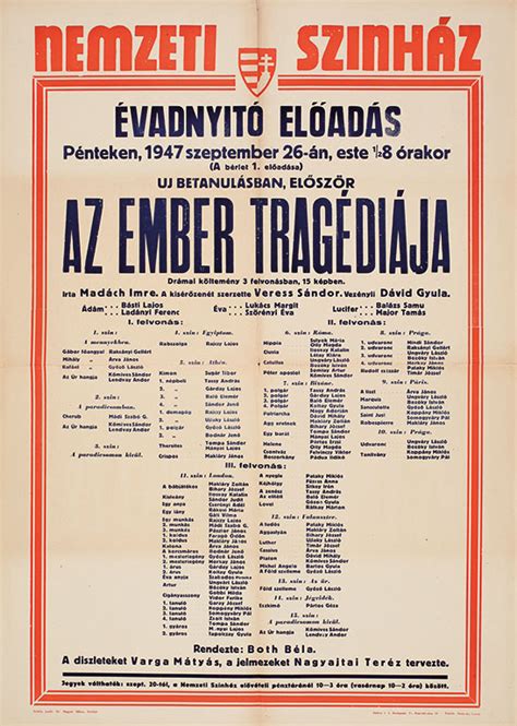 Kortárs színházi előadás plakátja