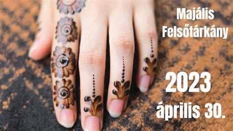 henna festés bemutató ábra