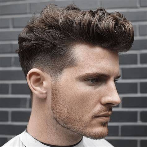 Pompadour hajstílus férfiaknál
