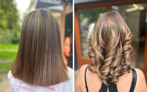 balayage festés előtte-utána