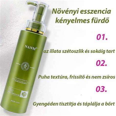 Illatmentes sampon infografika: növényi összetevők, lebomlóság, mentes összetevők