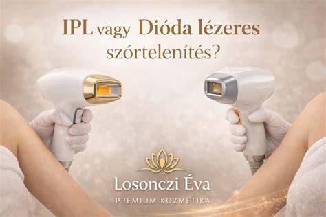 infografika az IPL és lézeres szőrtelenítés összehasonlítása