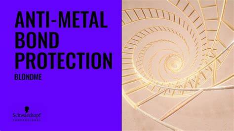 Infografika a BlondMe Anti-Metal Bond Protection mechanizmusáról