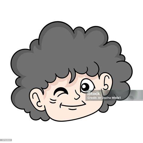 göndör fiú hajvágás, afro stílus