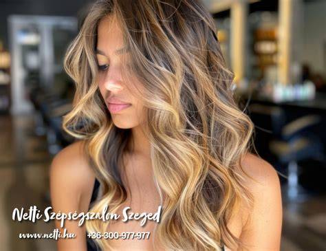balayage szabadkézi melír bemutató