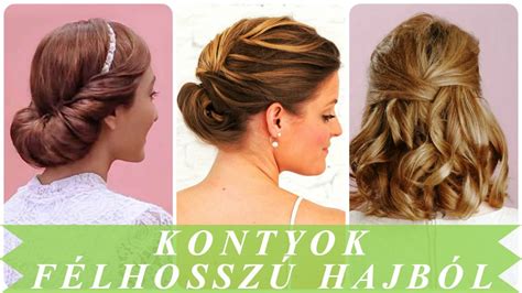 Esküvői fodrászat - konty és hullámok infografika