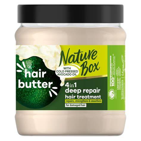Nature Box Avokádó Hajpakolás 4 az 1-ben - összetevők és csomagolás