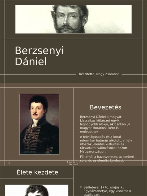 Képi ábra Berzsenyi Dániel korabeli életrajzi térképe és irodalmi kapcsolatok