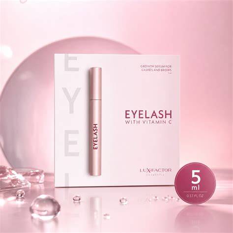 Lux-Factor Eyelash szérum megjelenése és applikátor