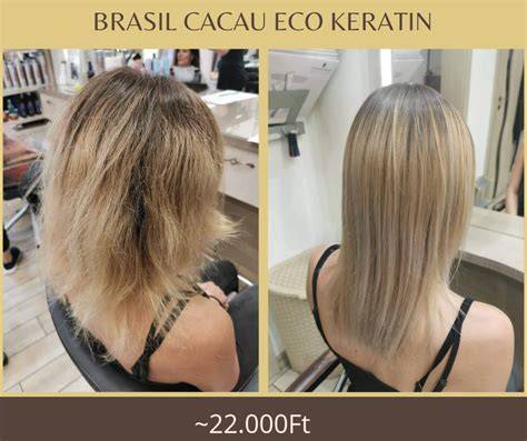 Keratinos kezelések vizuális összefoglaló