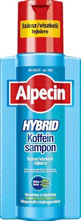 Infografika: Alpecin Hybrid koffein sampon hatóidő és hatások