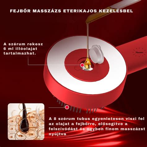 fejbőr masszázs és hajolaj használat