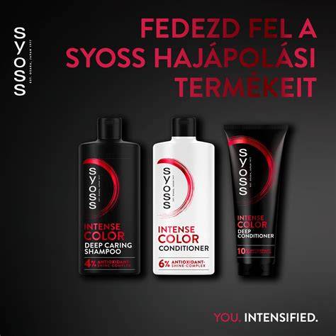 Syoss Color Balzsam festett hajra - képe a termékcsomagolással