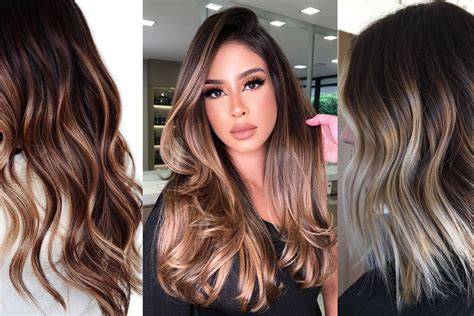 Balayage trendidők vizuális ábrája