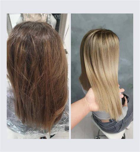 arányos arcforma modellezése balayage technikával