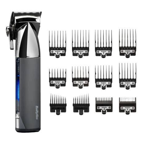 BaByliss E695E hajvágó funkciók vizuális összegzése