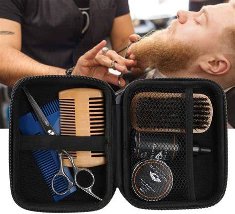 Beard trimming kit with accessories