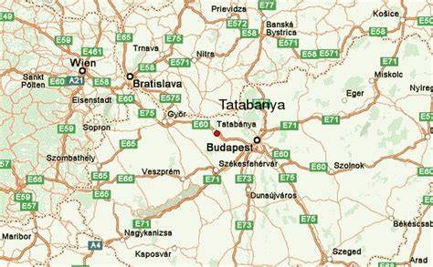 Mapa: Tatabánya fodrászatainak elérhetőségei