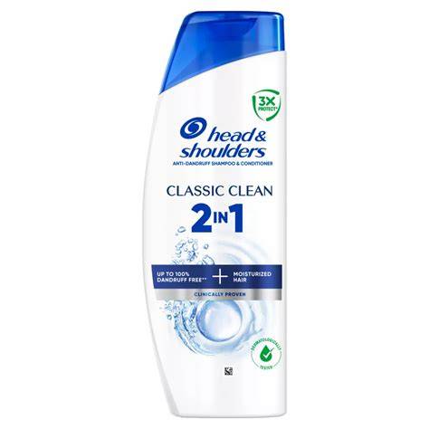 Head & Shoulders sampon csomagolás és flakon