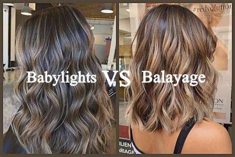 Balayage és babylights összehasonlítása