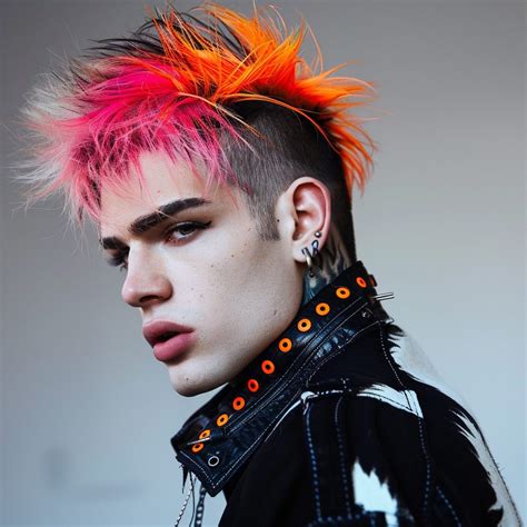 inspiráló punk frizura fotók példák