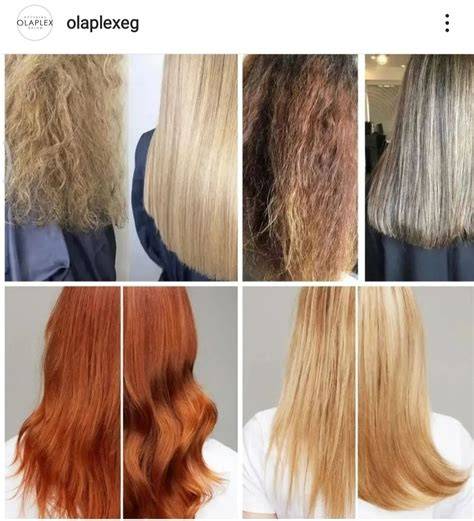 Olaplex hajkezelés bemutató kép